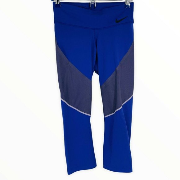 Nike Pants - Nike Dri-Fit Leggings Crop Purple Small Women High Waist Workout Athletic Pants